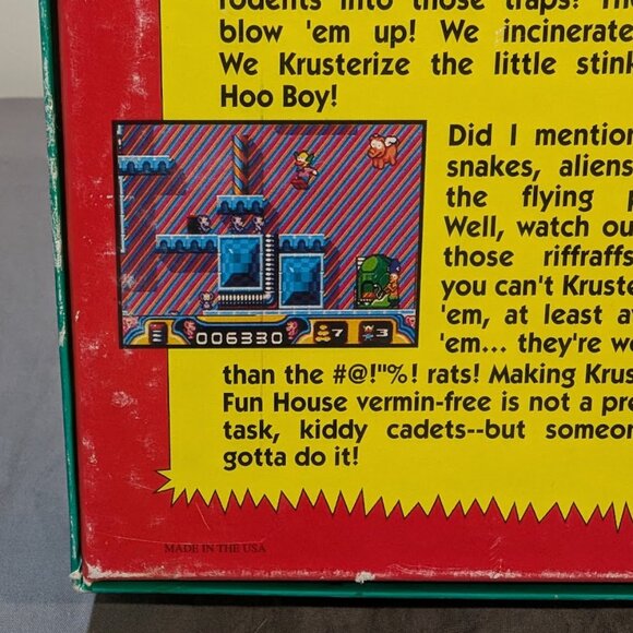 Krusty's Super Fun House IBM Computer Game 1993 - UNTESTED - Picture 7 of 11